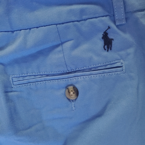 Boy's Ralph Lauren light blue twill short pants NWT - Picture 3 of 4